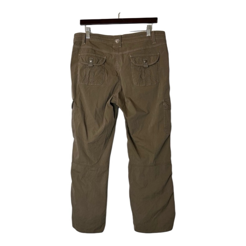KUHL Women's Splash Cargo Roll Up Hiking Pants green Vintage Patina Dye-14 short - Picture 3 of 4